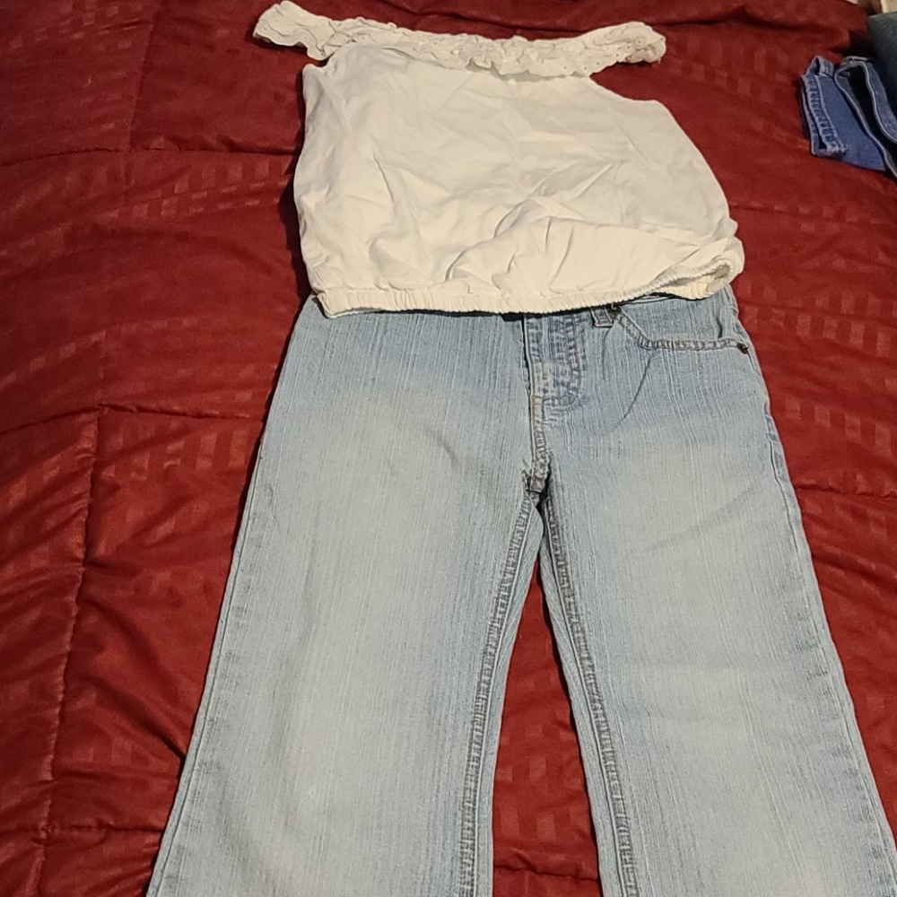 Vintage style Mudd jeans outfit size 7/8